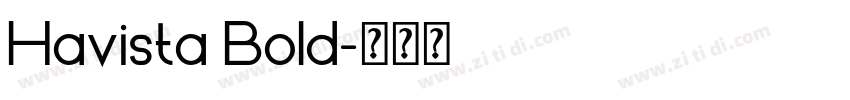 Havista Bold字体转换